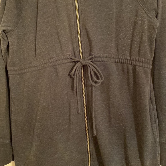 Gap Maternity zip up hooded sweatshirt. Medium. - Picture 3 of 5